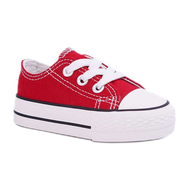 FRROCK Zapatos deportivos Filemon Classic rojos para niños blanco