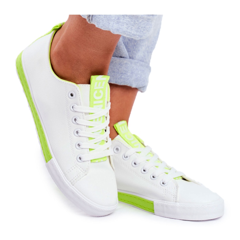 PS1 Zapatos deportivos Classic Green Ville para mujer blanco verde