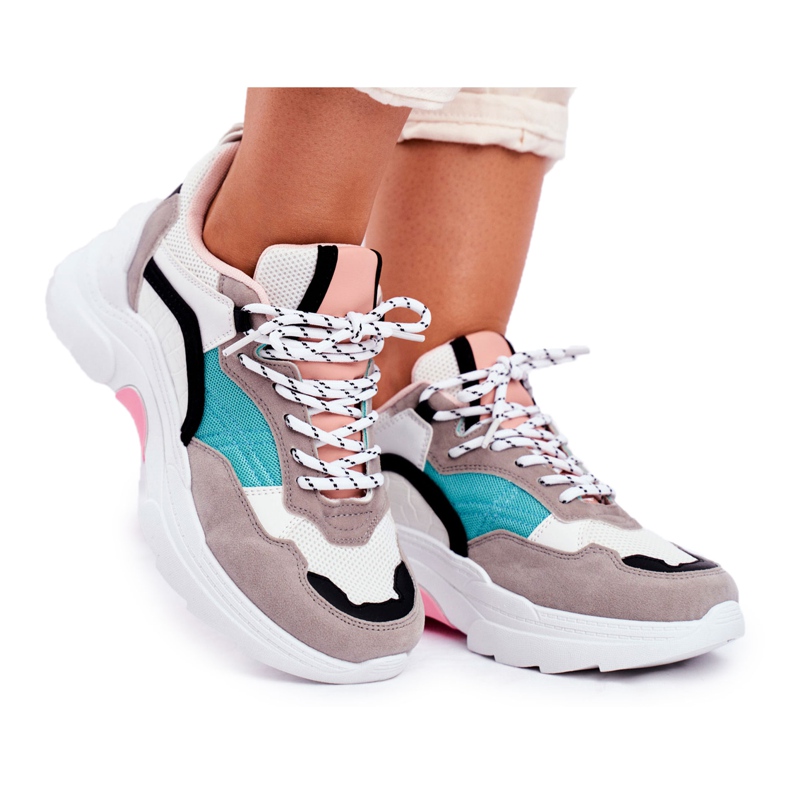 PS1 Zapatillas Deportivas De Mujer Zapatillas Blancas Y Verdes Mindanao blanco negro rosado gris