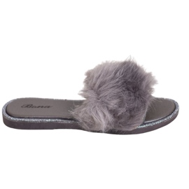 Bona Zapatillas con estilo con piel gris Bona Zapatillas con estilo con piel gris