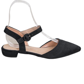Goodin Zapatos negros con tacón abierto