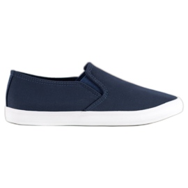Bona Slipons Clásicos azul