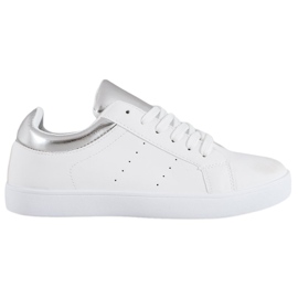 Zapatos deportivos blancos gris