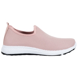 SHELOVET Zapatos sin cordones rosas