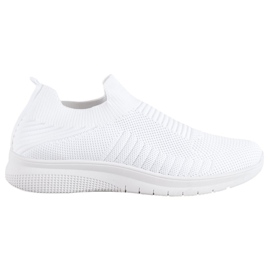 SHELOVET Zapatos sin cordones textiles blanco