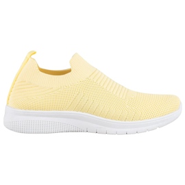 SHELOVET Zapatos sin cordones textiles amarillo