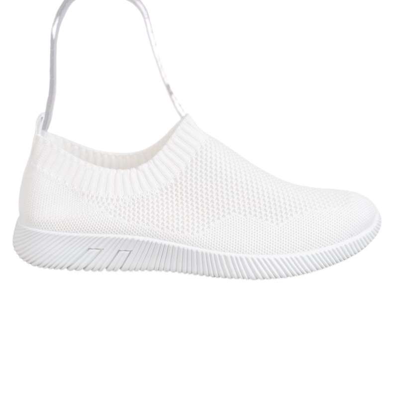 SHELOVET Slipons cómodos calados blanco SHELOVET Slipons cómodos calados blanco