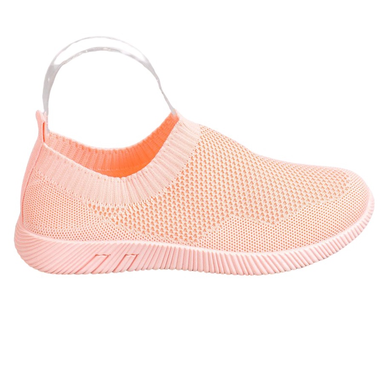 SHELOVET Slipons cómodos calados multicolor naranja