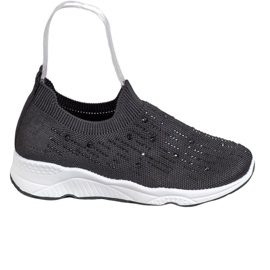 SUPER COOL Zapatos sin cordones con cristales negro