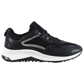SHELOVET Zapatillas clásicas negras negro gris