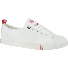 Zapatos Big Star W GG274005 blanco rojo