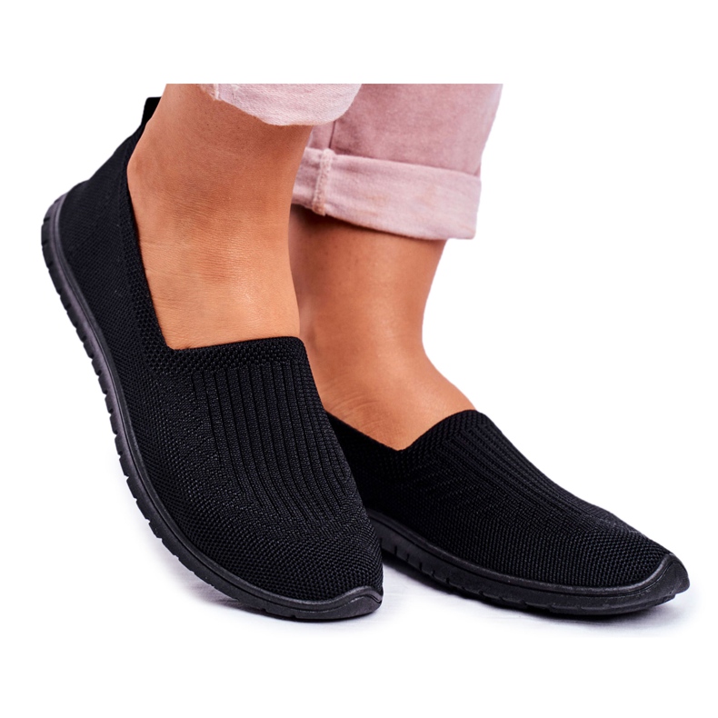 NEWS Zapatillas sin cordones Black Kaontre para mujer negro