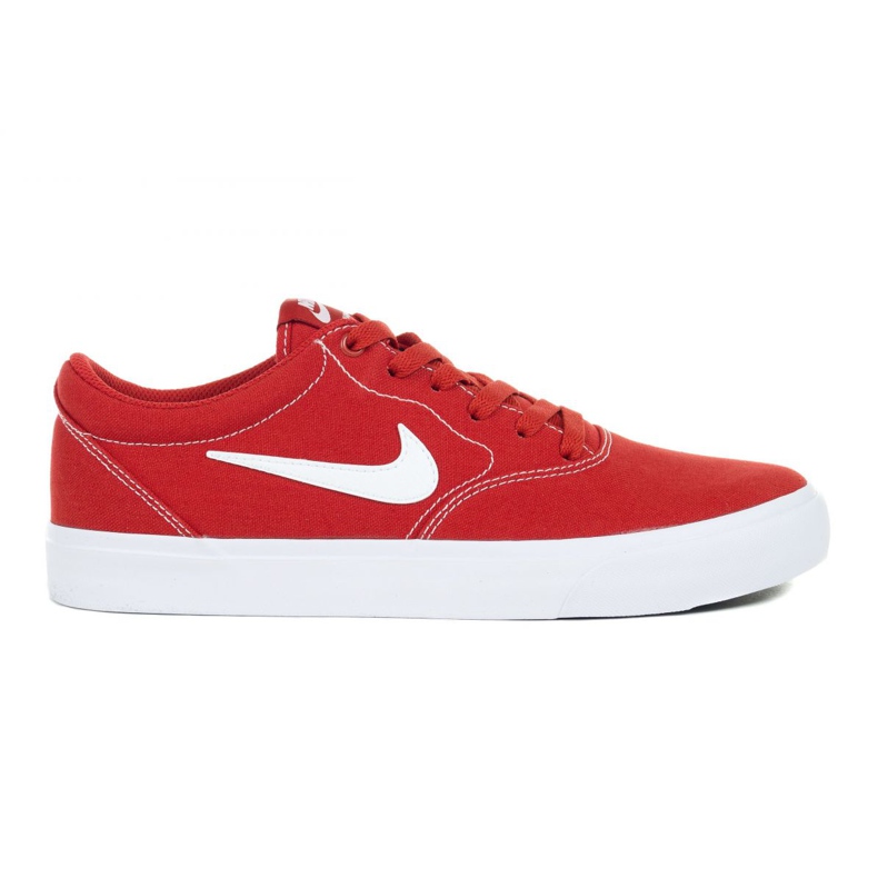 Zapatillas Nike Sb Charge Cnvs M CD6279-601 blanco rojo
