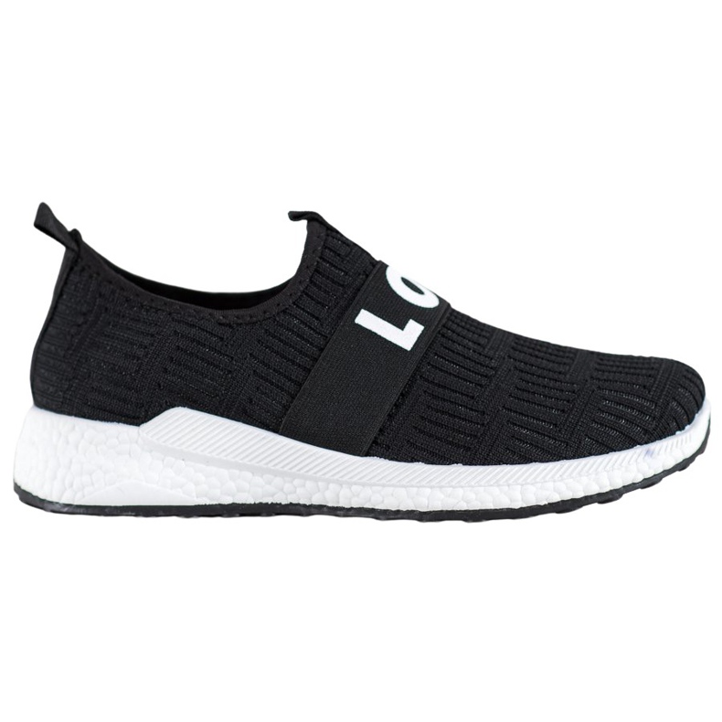 SHELOVET Zapatos sin cordones Love negro