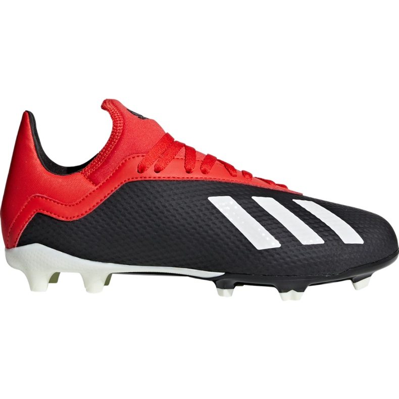 Botas de fútbol adidas X 18.3 Fg Jr BB9370 rojo