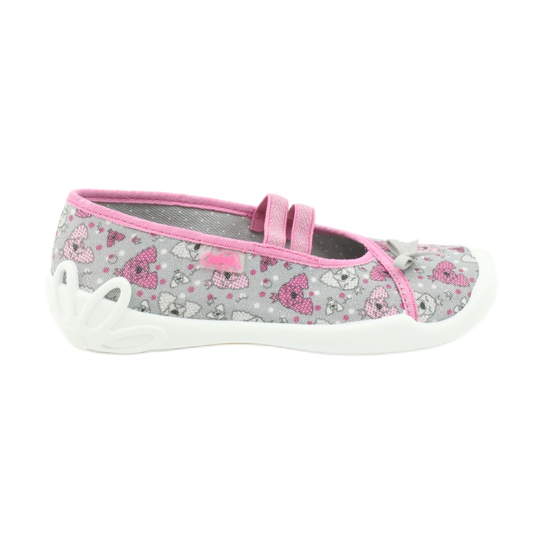 Calzado infantil befado 116Y273 rosado gris