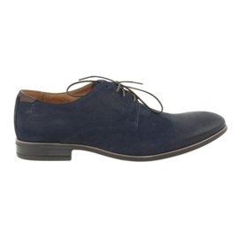 Pilpol 1731 Zapatos de hombre azul marino para hombres