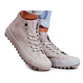 Zapatillas de Mujer Big Star High Warm Grey GG274070 gris
