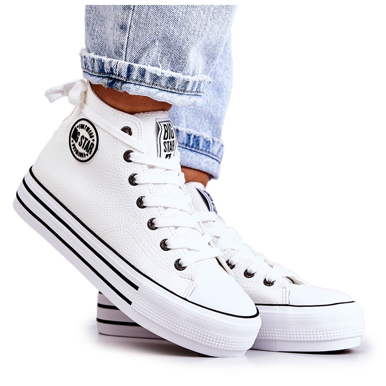 Zapatillas de Mujer Big Star White GG274013 blanco