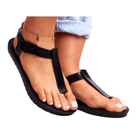 Sandalias de goma perfumadas para mujer ZAXY Black DD285039 negro Sandalias de goma perfumadas para mujer ZAXY Black DD285039 negro