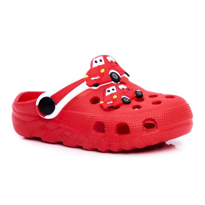 PB2 Pantuflas Infantiles Foam Crocs Rojo Cars Bruno