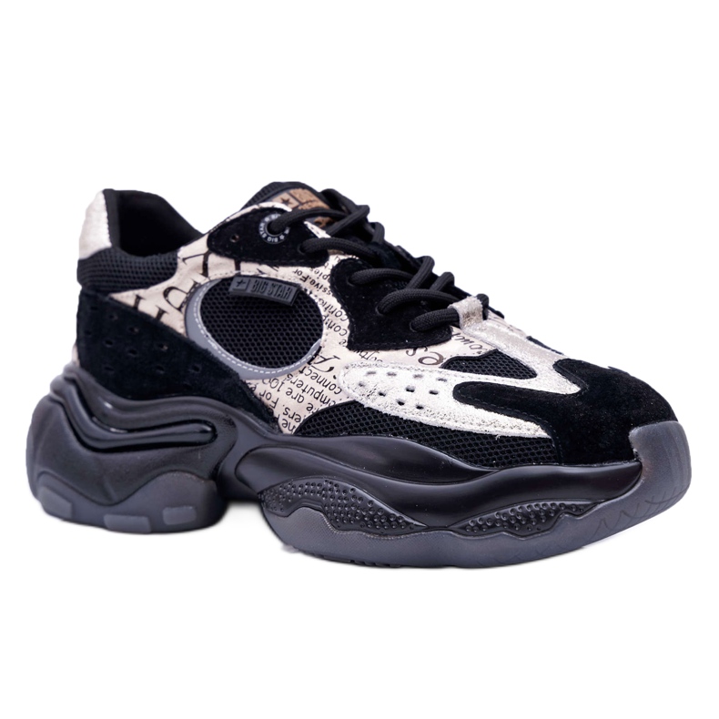 Zapatos deportivos para mujer Big Star de Daniel Lopez en negro y dorado FF274A524 amarillo Zapatos deportivos para mujer Big Star de Daniel Lopez en negro y dorado FF274A524 amarillo