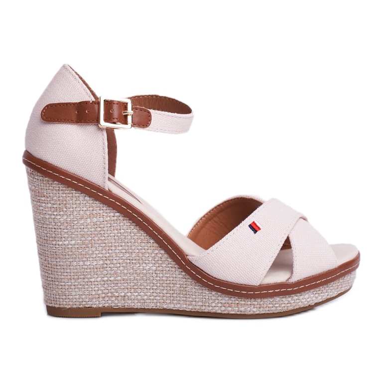 SEA Sandalias De Mujer Con Cuña Beige LaMane