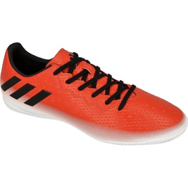 Zapatos de interior adidas Messi 16.4 In M BA9026 rojo naranjas y tintos