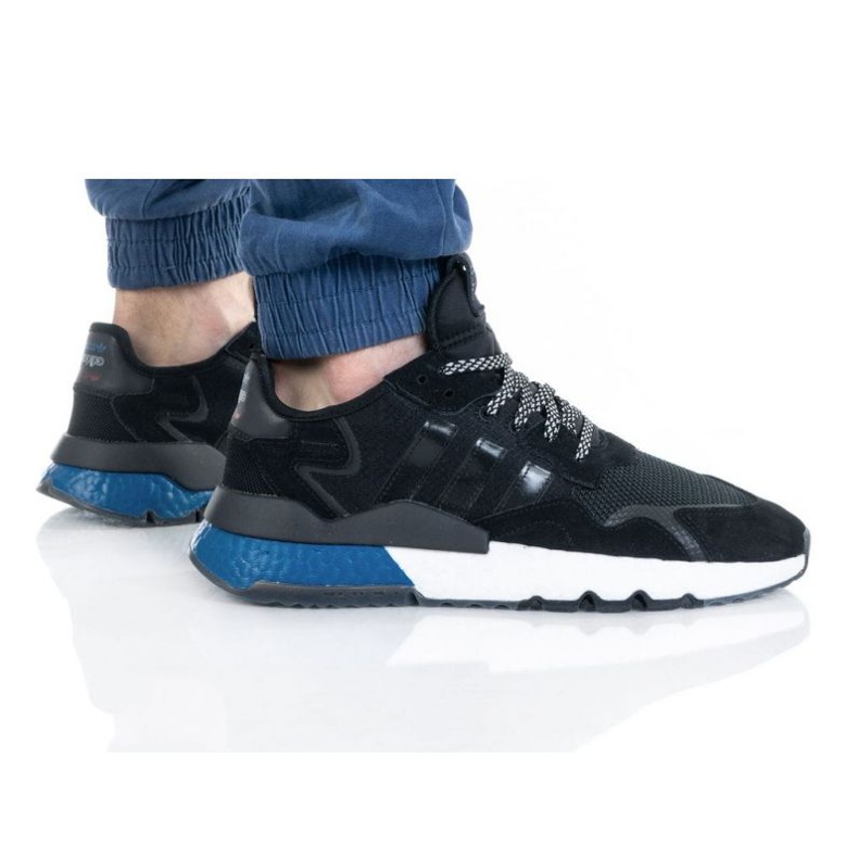 Zapatillas Adidas Nite Jogger M FW5331 negro verde