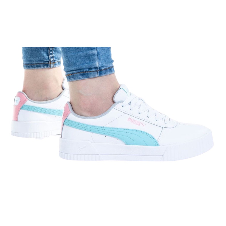 Puma Carina L Jr 370677 06 blanco naranja Puma Carina L Jr 370677 06 blanco naranja