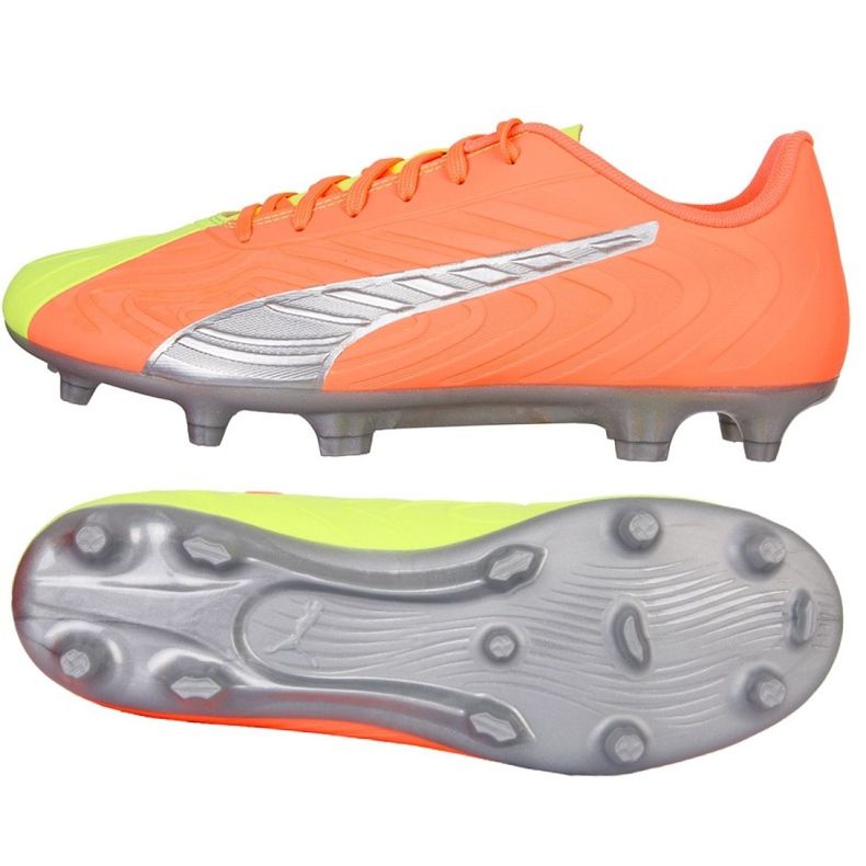 Botas de fútbol Puma One 20.4 Osg FG / AG M 105966 01 multicolor naranja