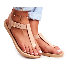 Sandalias Mujer Goma Fragante ZAXY Beige DD285040