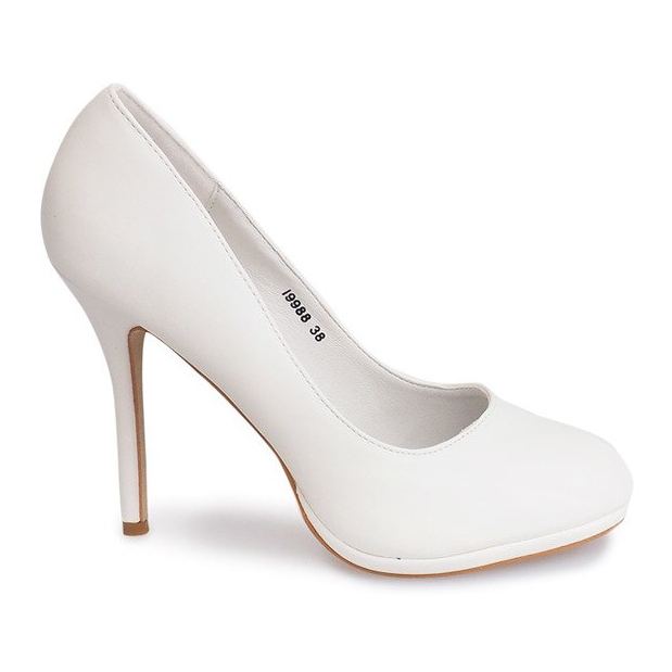Tacones altos clásicos 19988 Blanco Tacones altos clásicos 19988 Blanco