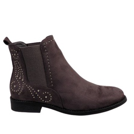 Botas de ante gris aislante 6333-2