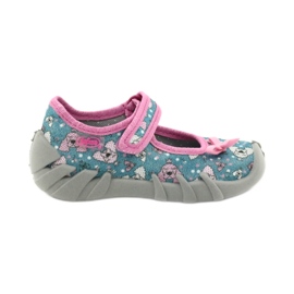 Calzado infantil befado 109P203 rosa gris multicolor