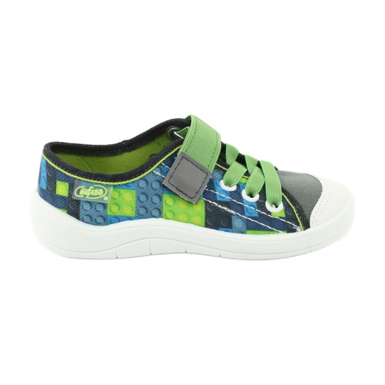 Calzado infantil befado 251Y148 gris multicolor verde