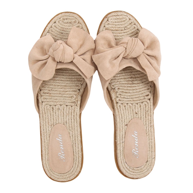 Pantuflas de mujer alpargatas beige YT-98 Beige Ii Genre