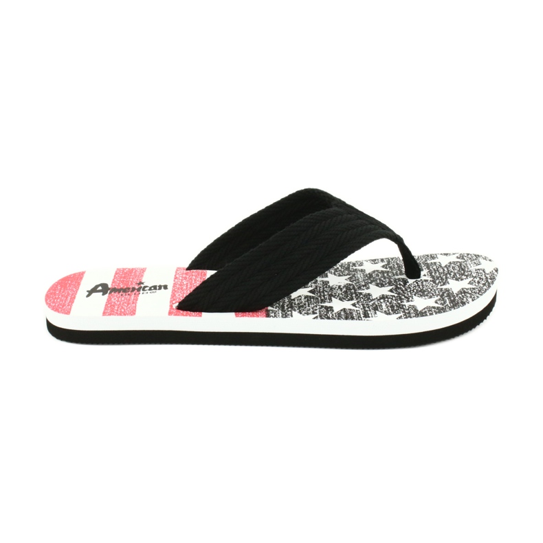 American Club Chanclas americanas de espuma ligera JP05 negro