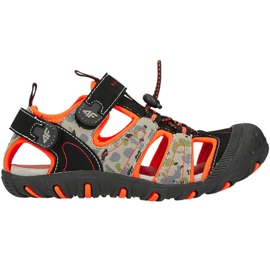 Sandalias 4F Jr HJL20 JSAM002 90S negro naranja multicolor