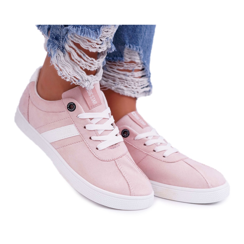 Zapatos deportivos de mujer Big Star Pink DD274621 rosado