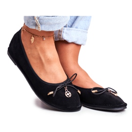 Bailarinas para mujer Lu Boo Suede Black Layla negro