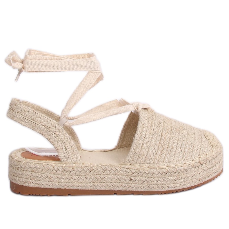 Sandalias de mujer alpargatas beige TU139P Beige