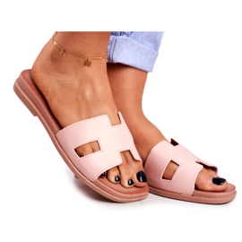 BUGO Pantuflas de Mujer Rosa Geométrico Clásico Theodora