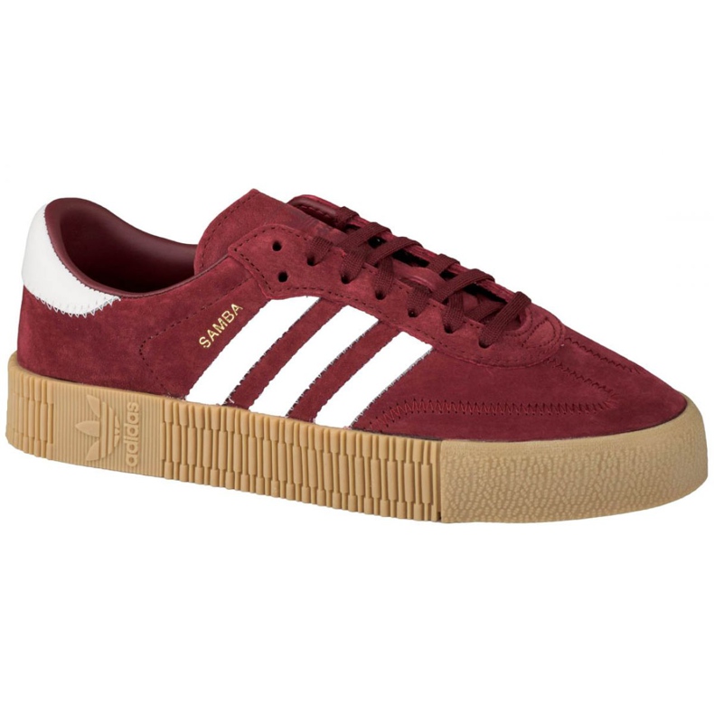 Zapatillas Adidas Originals Sambarose W F36268 rojo gris