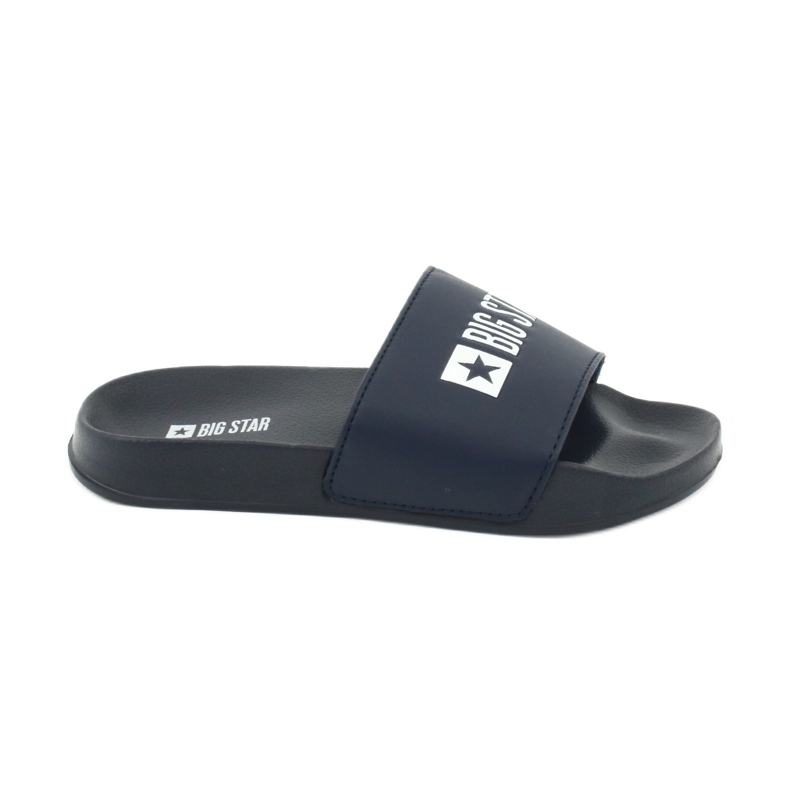 Pantuflas Big Star para la playa GG174934 azul marino blanco