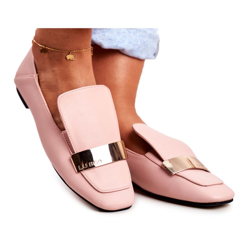 Insignia de oro rosa de Lu Boo para mujer Harlem rosado Insignia de oro rosa de Lu Boo para mujer Harlem rosado