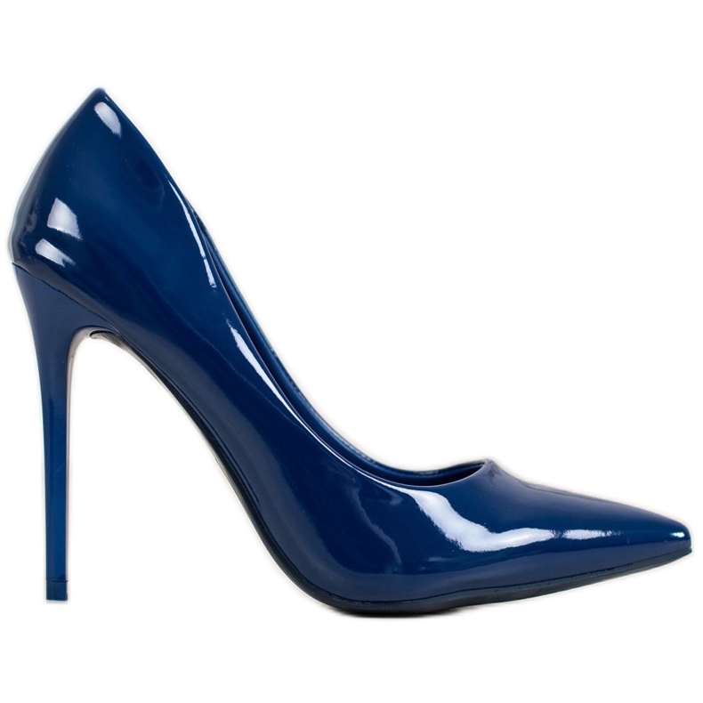 Small Swan Pasadores barnizados azul Small Swan Pasadores barnizados azul