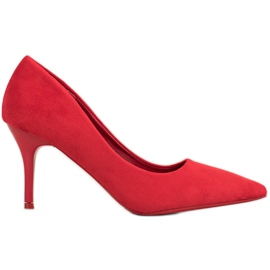 Small Swan Tacones altos casuales rojo