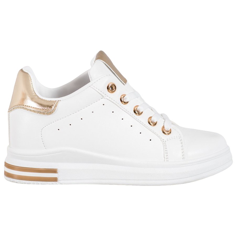 SHELOVET Zapatillas blancas con estilo blanco SHELOVET Zapatillas blancas con estilo blanco