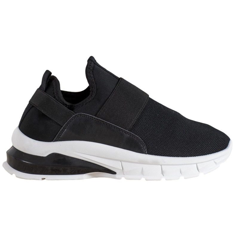 SHELOVET Zapatillas deportivas sin cordones negro